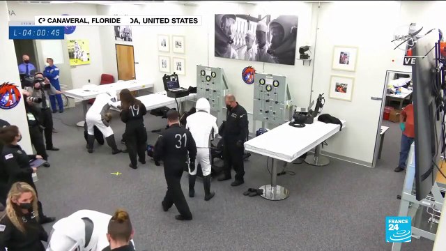 RETOUR EN IMAGES sur les derniers préparatifs avant le décollage du SpaceX Crew-2 vers l'ISS