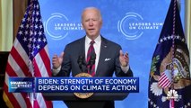 President Joe Biden - Strength of economy depends on climate action