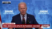 'We Did it' - Biden Announces U.S. Has Reached Goal Of 200 Million Covid Vaccinations _ MSNBC