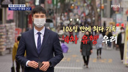 "이러다 1천 명대 간다"…신규 확진 연일 '최다' 기록 경신
