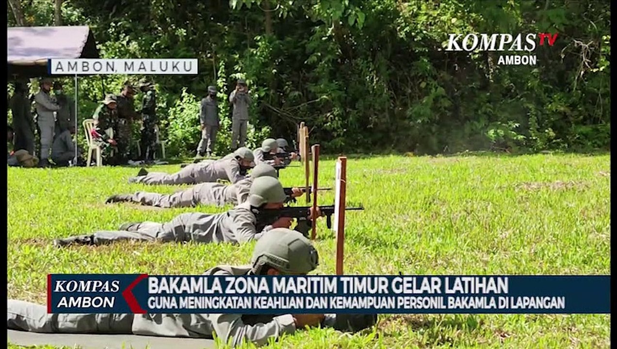 Empat Latihan Dasar Bakamla Zona Maritim Timur