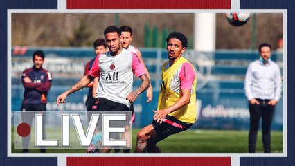 Replay : L'entraînement veille de FC Metz - Paris Saint-Germain