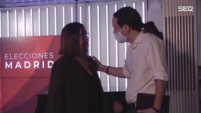 Iglesias se levanta del debate de la SER después de que Monasterio no condenara las amenazas de muerte