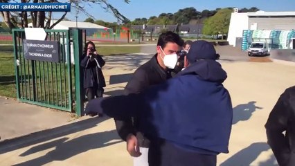 Yoann Gourcuff accueille les Girondins de Bordeaux à l'entraînement