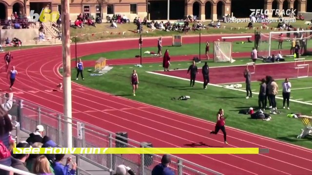 Dog Gone! Watch This Dashing Dog Catch Up to the Front of This High School Track Race!