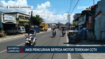 Aksi Pencurian Sepeda Motor Terekam CCTV