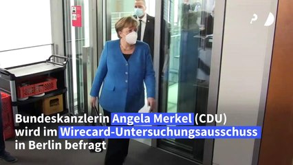 Kanzlerin Merkel im Wirecard-Untersuchungsausschuss