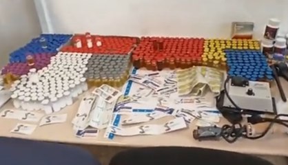 Piossasco (TO) - Farmaci dopanti e contraffatti, scoperto un laboratorio abusivo (23.04.21)