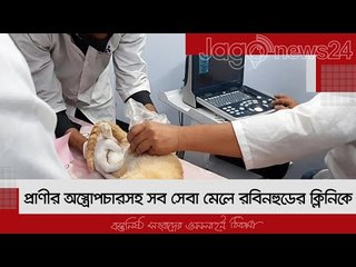 প্রাণীর অস্ত্রোপচারসহ সব সেবা মেলে রবিনহুডের ক্লিনিকে | Jagonews24.com