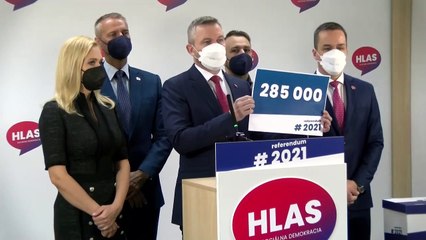 TK strany Hlas - SD - Ukončenie zberu podpisov za referendum