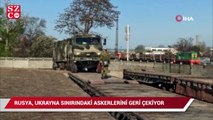 Rusya, Ukrayna sınırlarındaki askerlerini geri çekmeye başladı