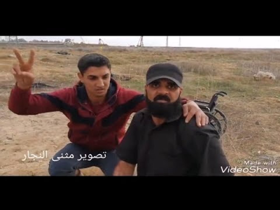أبو الثريا ترك كرسيه المتحرك وزحف إلى خطوط التماس  - الين حلاق