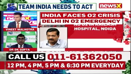 Oxygen Crisis Worsens In Delhi _ Immediate Action Plan On NewsX _ NewsX