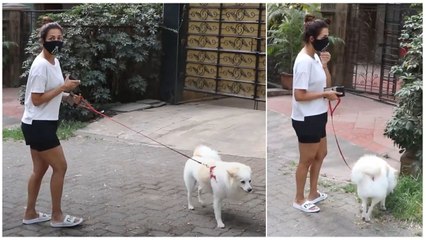 Malaika Arora Requests Paps To Maintain Safe Distance As They Click Her Outside Her Residence