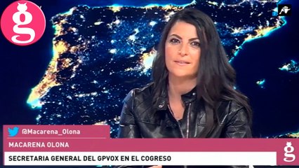 Entrevista Macarena Olona: 'En defensa de la independencia judicial, contra las cacicadas de PSOE y Podemos'