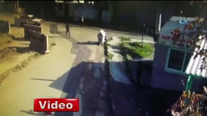 Cinayet anı kameraya böyle yansıdı