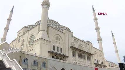 CUMHURBAŞKANI ERDOĞAN ÇAMLICA CAMİİ'NDE CEMAATE SESLENDİ -1