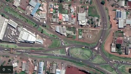 Trabalhos no Trevo Cataratas avançam com intervenções na Av. Brasil