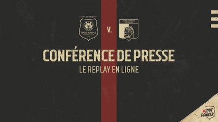J34. #SRFCDFCO - Replay de la conférence de presse d'avant-match