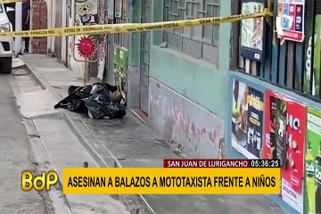 SJL: Asesinan a mototaxista en un presunto ajuste de cuentas