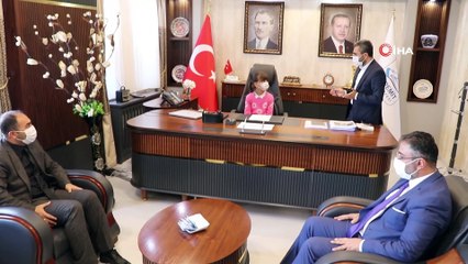 Sınıf başkanlığından sonra şimdi de belediye başkanı oldu