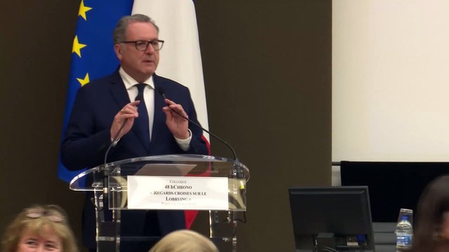 Ouverture du colloque « Regards croisés sur le lobbying » organisé par M. Sylvain Waserman, Vice-président de l’Assemblée nationale - Jeudi 16 mai 2019