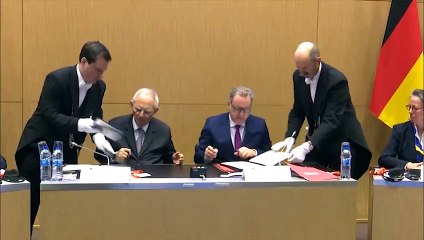 Signature de l'accord parlementaire franco-allemand - version courte - Lundi 25 mars 2019