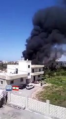 - احتراق مخيم للنازحين السوريين في منطقة بحنين المنية