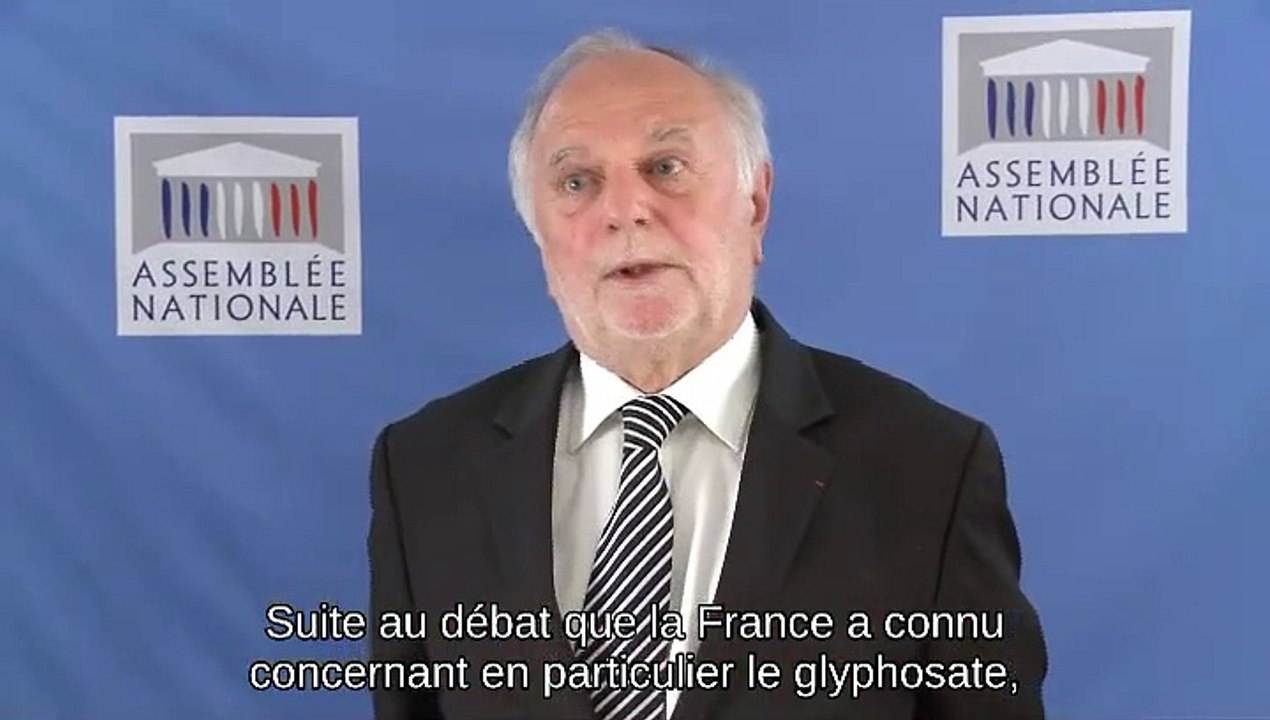 Présentation du rapport de la mission d'information commune sur les produits phytopharmaceutiques - Jeudi 12 avril 2018