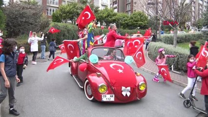 İSTANBUL-23 NİSAN'A ÖZEL VOSVOSLARLA KONVOY DÜZENLENDİ