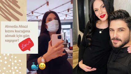 Almeda Abazi kızını kucağına almak için gün sayıyor!