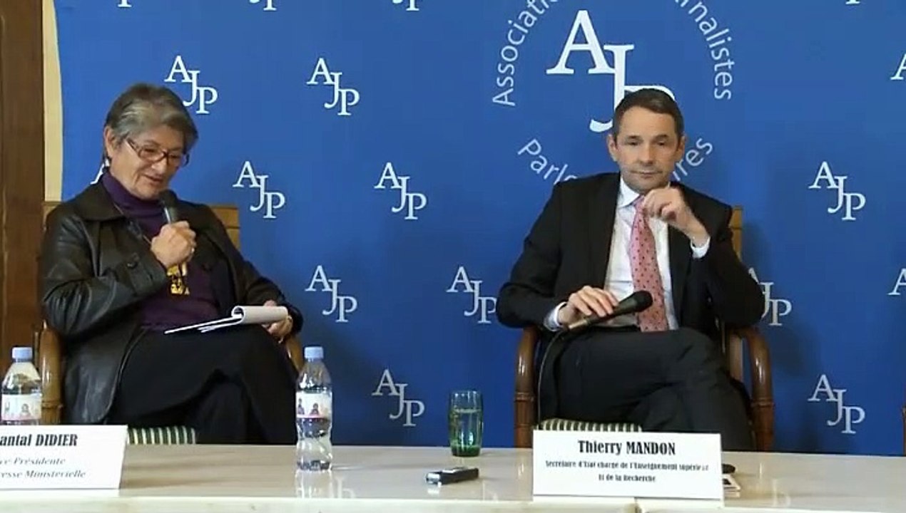 Conférence de presse de M. Thierry Mandon, Secrétaire d'État chargé de l'Enseignement supérieur et de la Recherche - Mercredi 26 octobre 2016