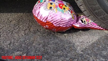 experiment :CAR vs PLANE - Crushing Crunchy & Soft Things by Car!