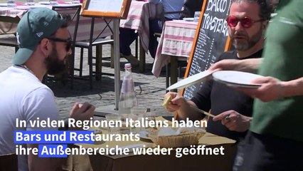 Corona-Lockerungen in Italien für Kinos, Bars und Restaurants