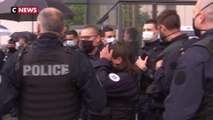 Bordeaux : les policiers rendent hommage à leur collègue assassinée