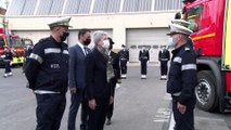 Marseille : Hommage de la Ministre déléguée auprès de la ministre des Armées aux marins-pompiers