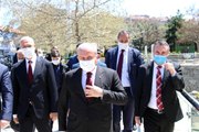 -TBMM Başkanı Şentop Hacı Bayram Veli Camii'nde cuma namazı kıldı