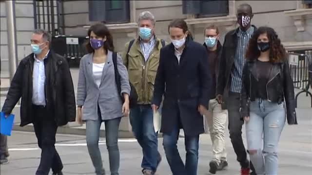 Pablo Iglesias denuncia en la comisaría del Congreso las amenazas recibidas