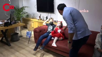 İZMİR DEPREMİNİN SİMGESİ AYDA BEBEK BAŞKANLIK KOLTUĞUNDA... İLK İSTEĞİ OKULA GİTMEK OLDU