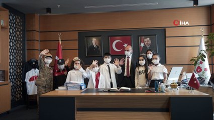 Yalova Altınova'da çocuklar şehri yönetti