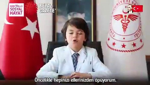 Sağlık Bakanı Dr. Fahrettin Koca'dan hem güldüren hem de bilgilendiren 23 Nisan paylaşımı