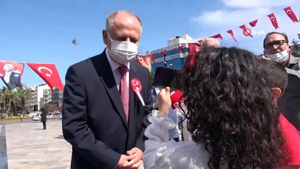 Çocuk gazeteciler sordu, protokol yanıtladı