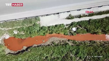 İstanbul'da turuncu dereden sonra bu kez de gri dere