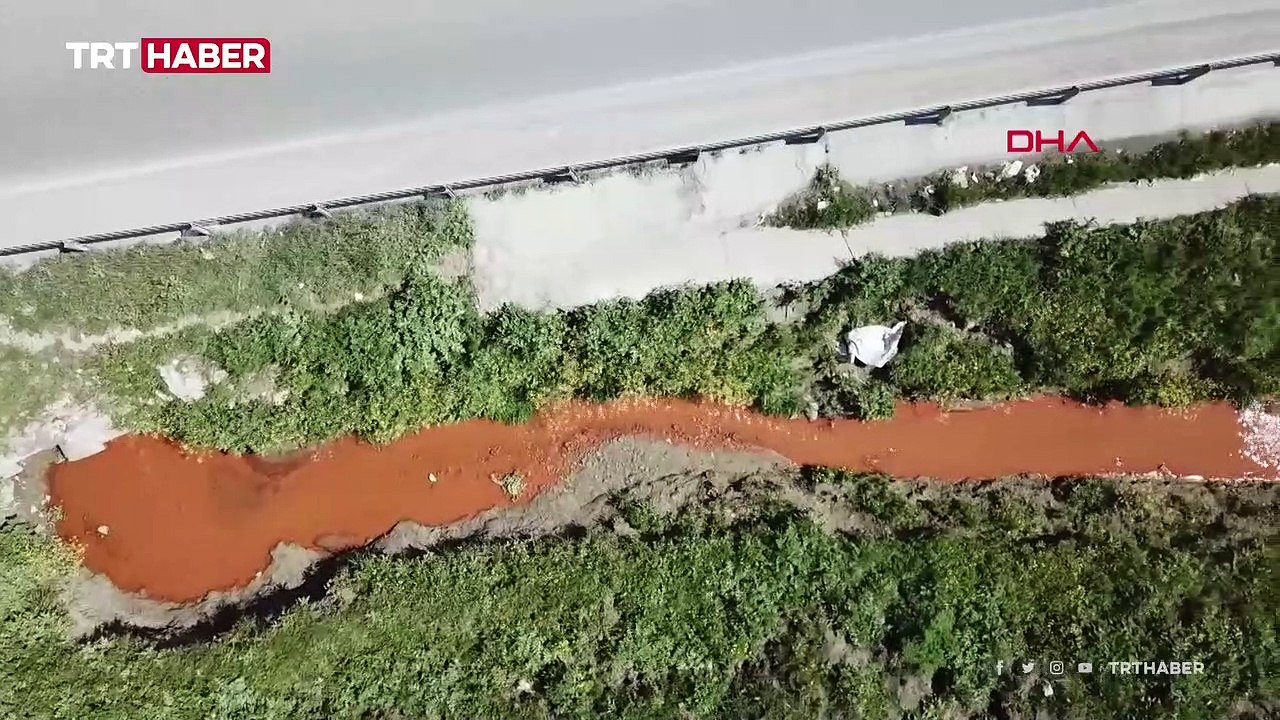 İstanbul'da turuncu dereden sonra bu kez de gri dere