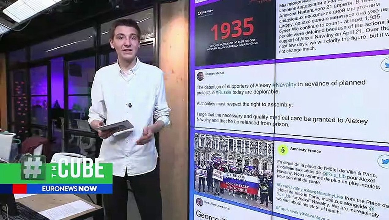 Russian opposition leader Alexei Navalny says he is ending his hunger strike