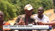 Illegal Mining: Western Regional Security Council seizes 16 excavators at Sameraboi - Joy News Today (23-4-21)