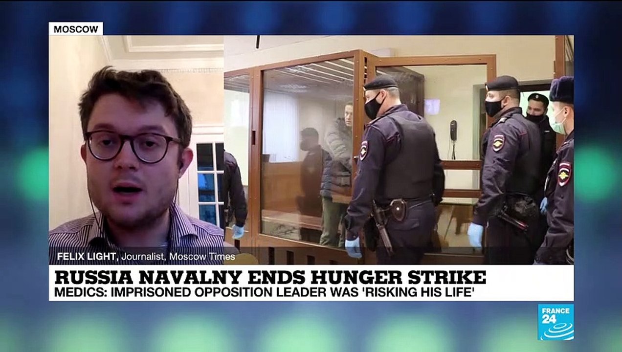 Alexei Navalny ends hunger strike, citing poor health