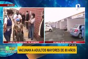 Adultos mayores: así se desarrolla la segunda etapa de vacunación en distritos de Lima