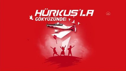 TUSAŞ? çalışanlarının çocukluk fotoğraflarıyla giydirilen HÜRKUŞ'un 23 Nisan özel uçuşu