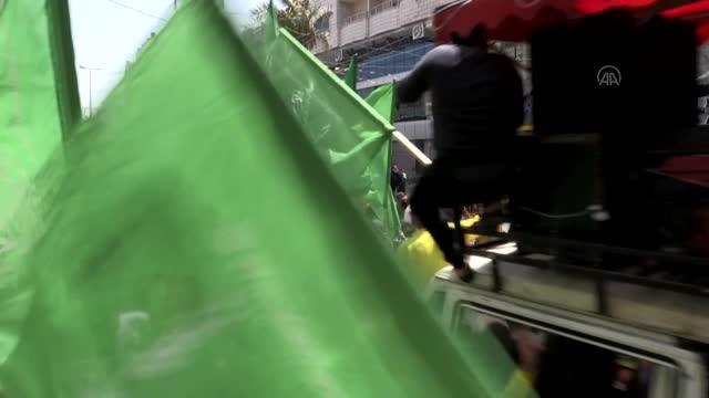 İsrail saldırılarına maruz kalan Kudüs sakinlerine ve Mescid-i Aksa'ya destek gösterileri düzenlendi